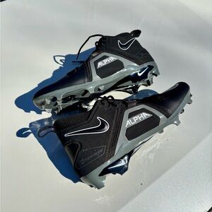 Nike Alpha Black and Gray Cleats